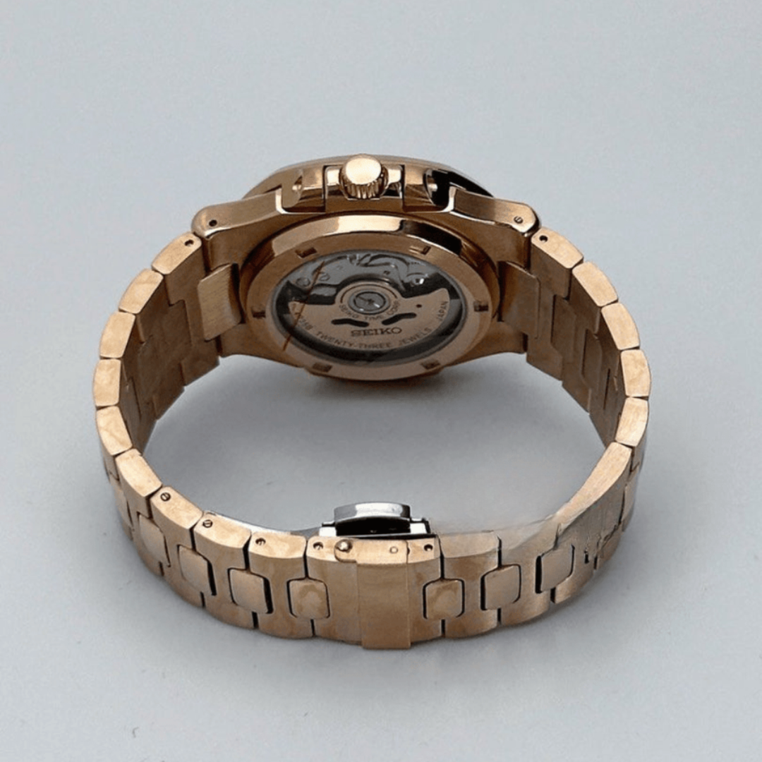 NAUTIKO | ROSE GOLD BROWN | OPEN HEART