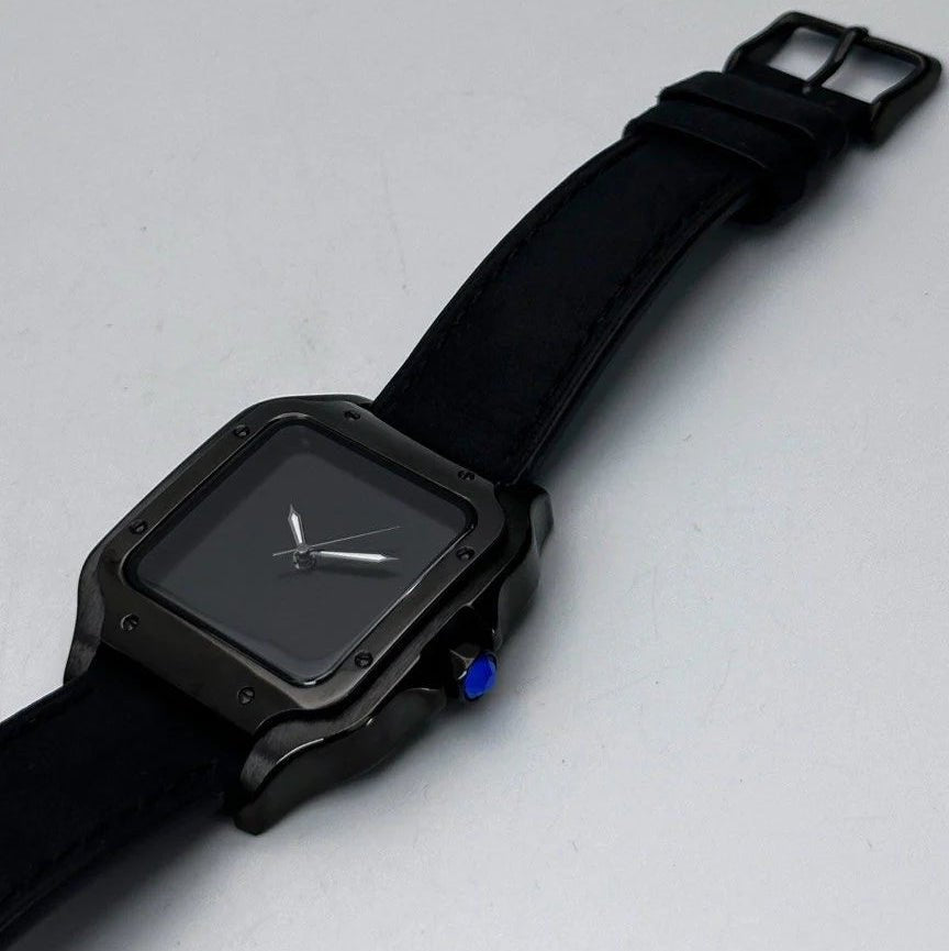 SANTEIKO | FULL BLACK | LEATHER STRAP